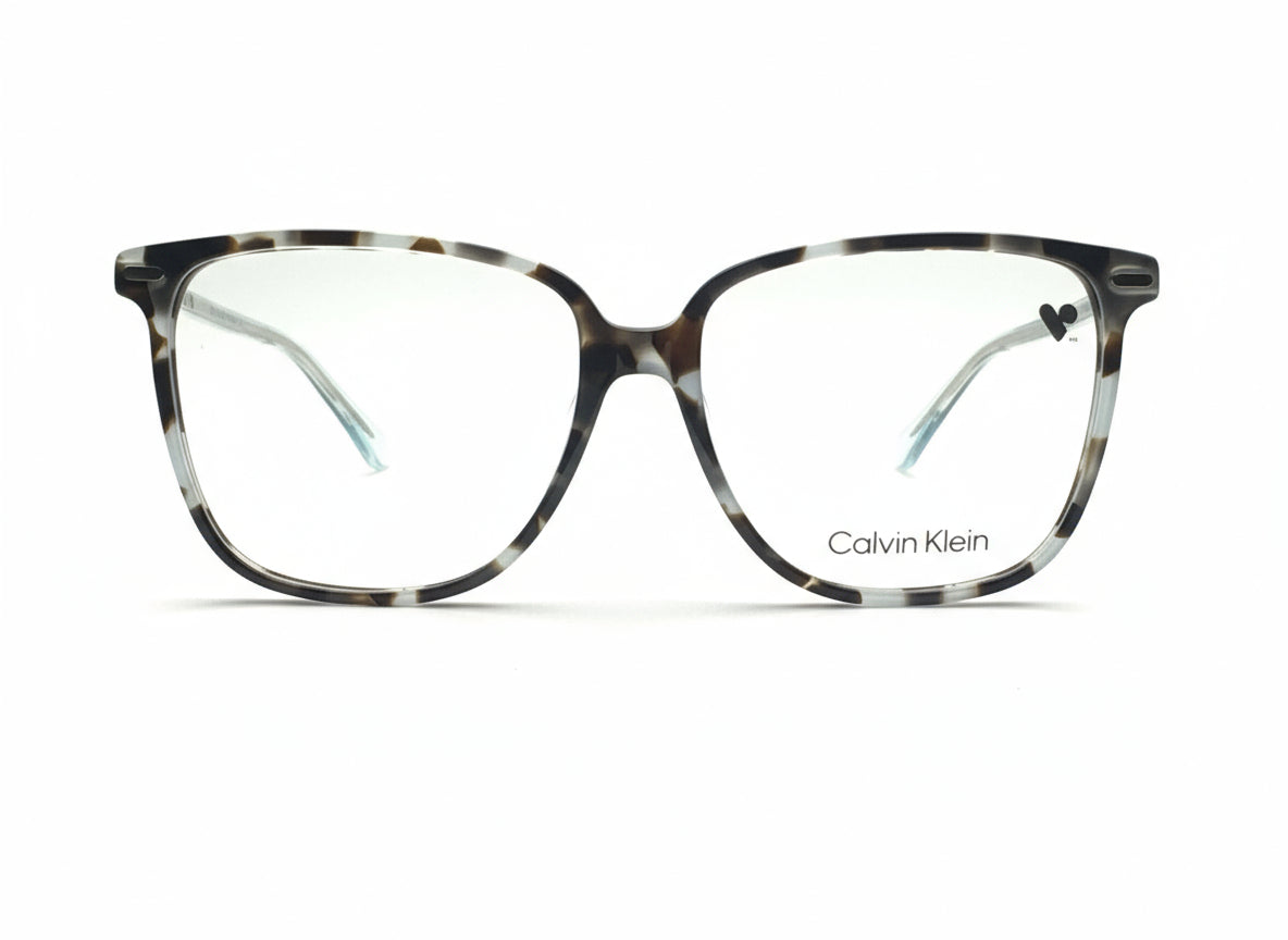 Calvin Klein eyeglasses on a white background