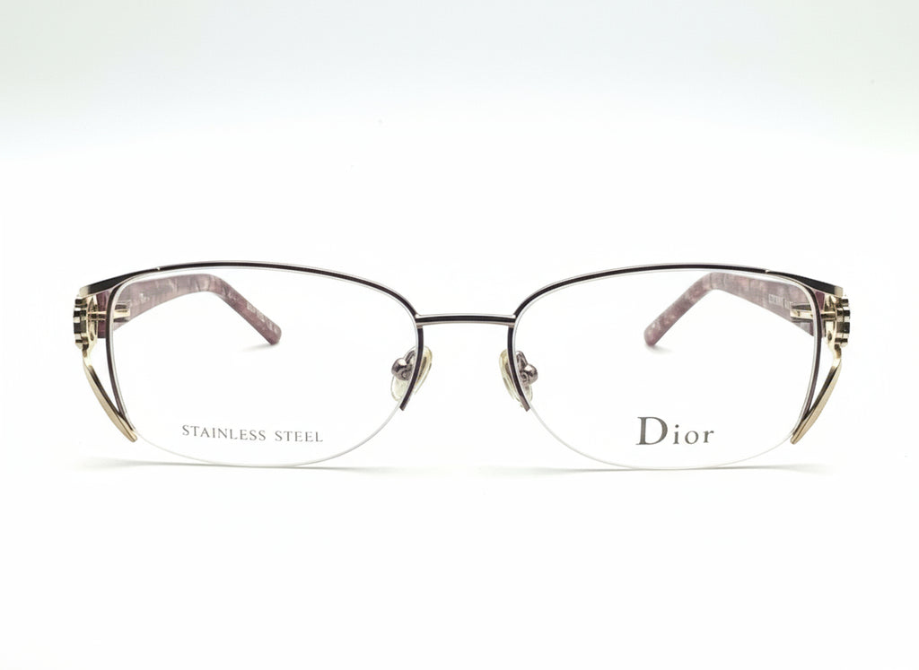 Dior eyeglasses on a white background