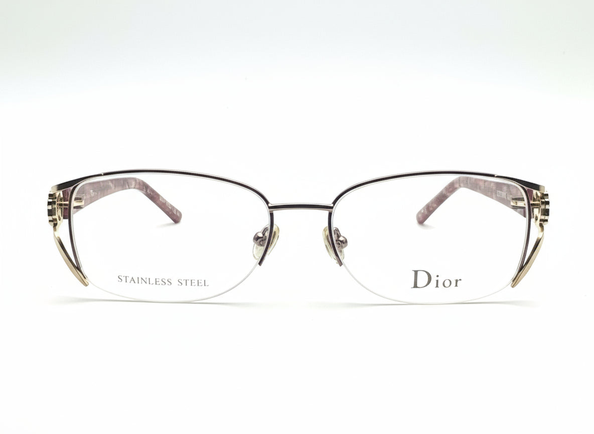 Dior eyeglasses on a white background